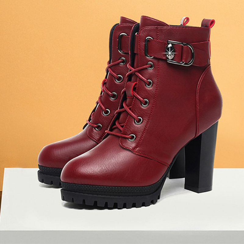 Women'S Shoes Trending 2025 - Şık Yüksek Topuklu Kadın Botları Platform