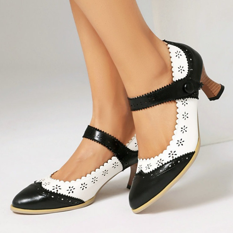 Women'S Xti Shoes - Kadınlar İçin İki Renkli Mary Jane
