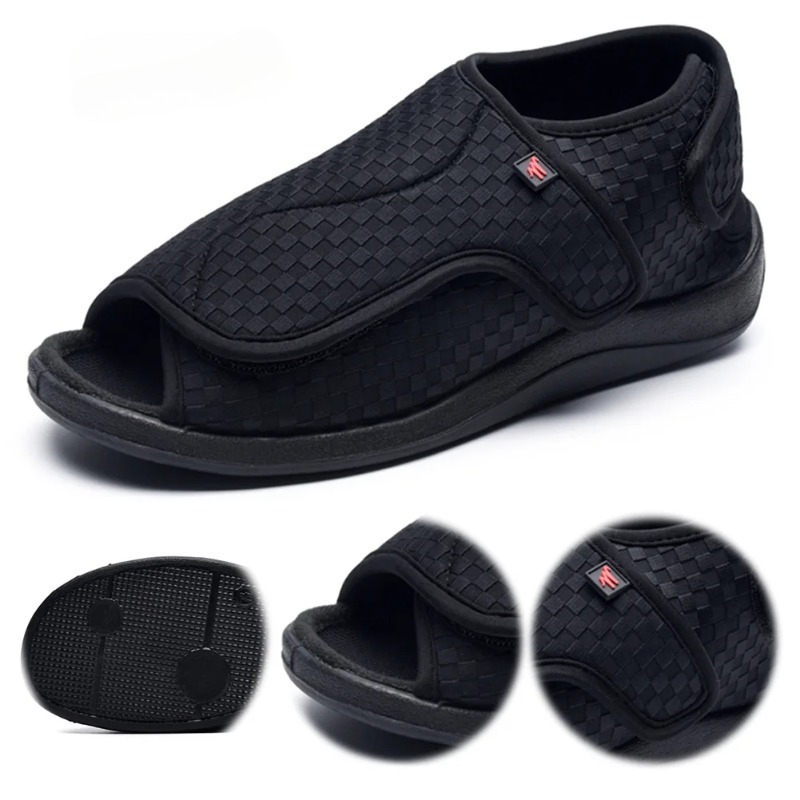 Women'S Shoes For Flat Feet - Kadın Erkek Diyabetik Terlik Ekstra Geniş