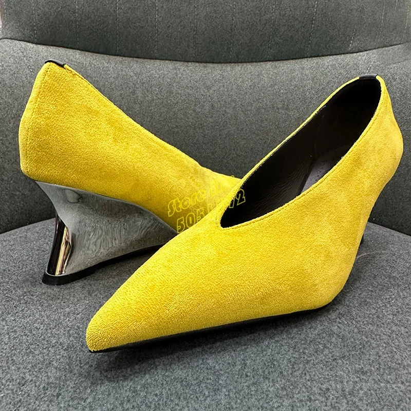 Sarı Süet Giymeli Topuklu Ayak - Women'S Shoes Burgundy incelemesi ve fiyatı