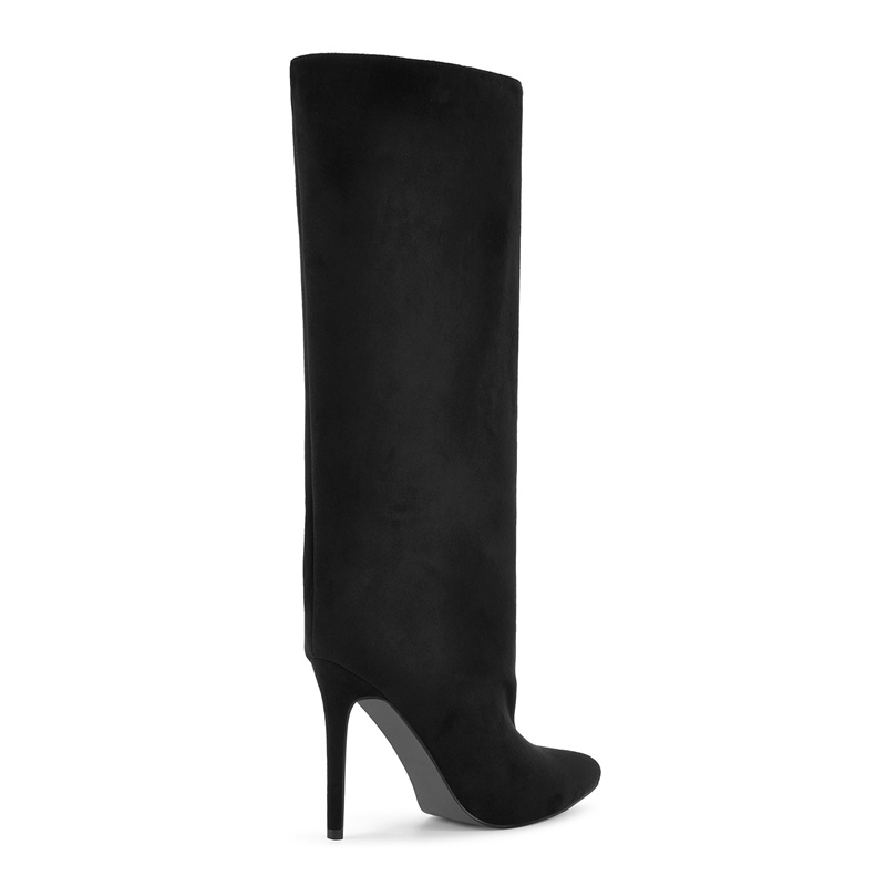 Onlymaker Siyah Suni Süet Diz  - Women'S Shoes Wide Width incelemesi ve fiyatı