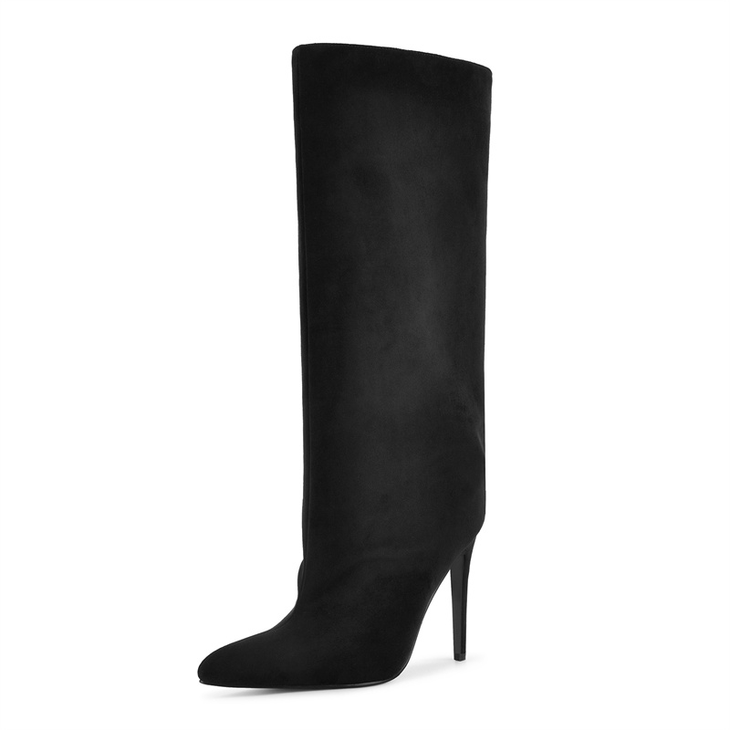 Onlymaker Siyah Suni Süet Diz  - Women'S Shoes Wide Width incelemesi ve fiyatı