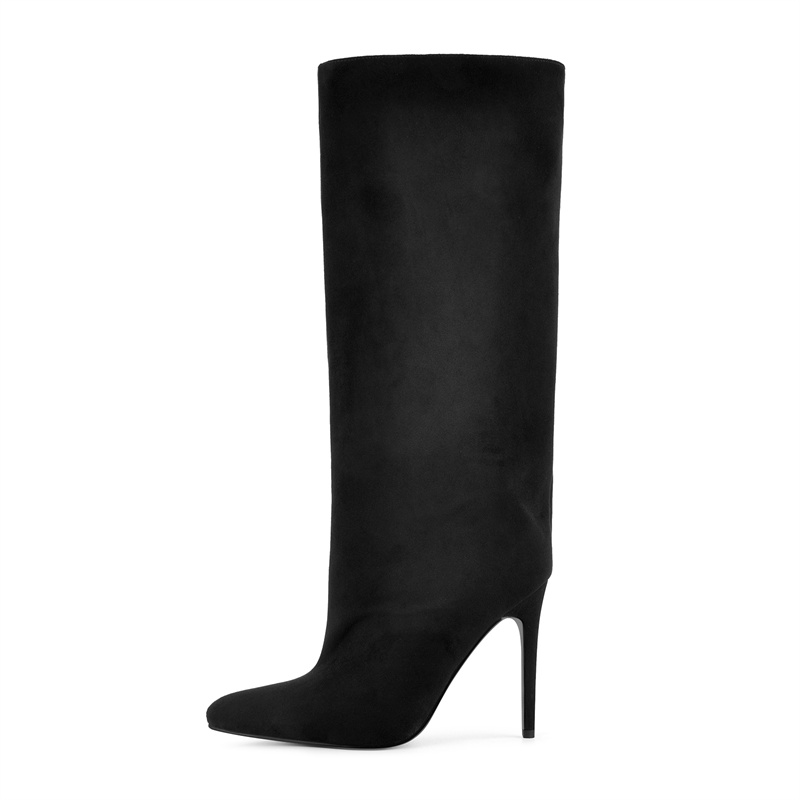 Onlymaker Siyah Suni Süet Diz  - Women'S Shoes Wide Width incelemesi ve fiyatı
