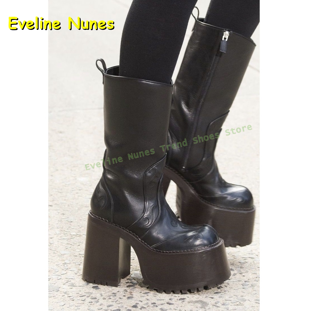 Nakışlı Platform Diz Üstü Çizm - Women'S Shoes Trending 2025 incelemesi ve fiyatı