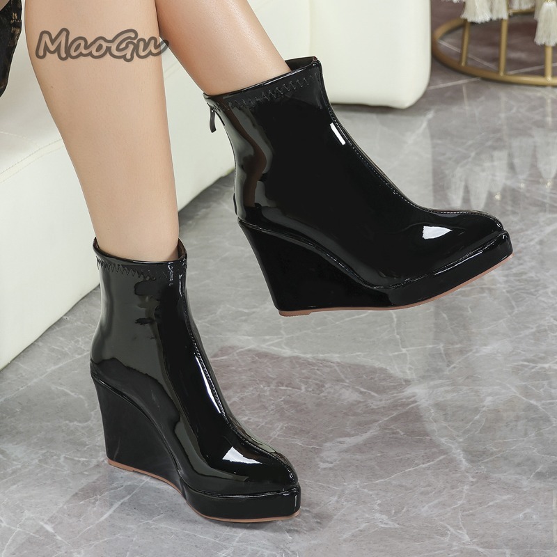 İngiliz Tarzı Rugan Bordo Kısa - Women'S Shoes Burgundy incelemesi ve fiyatı