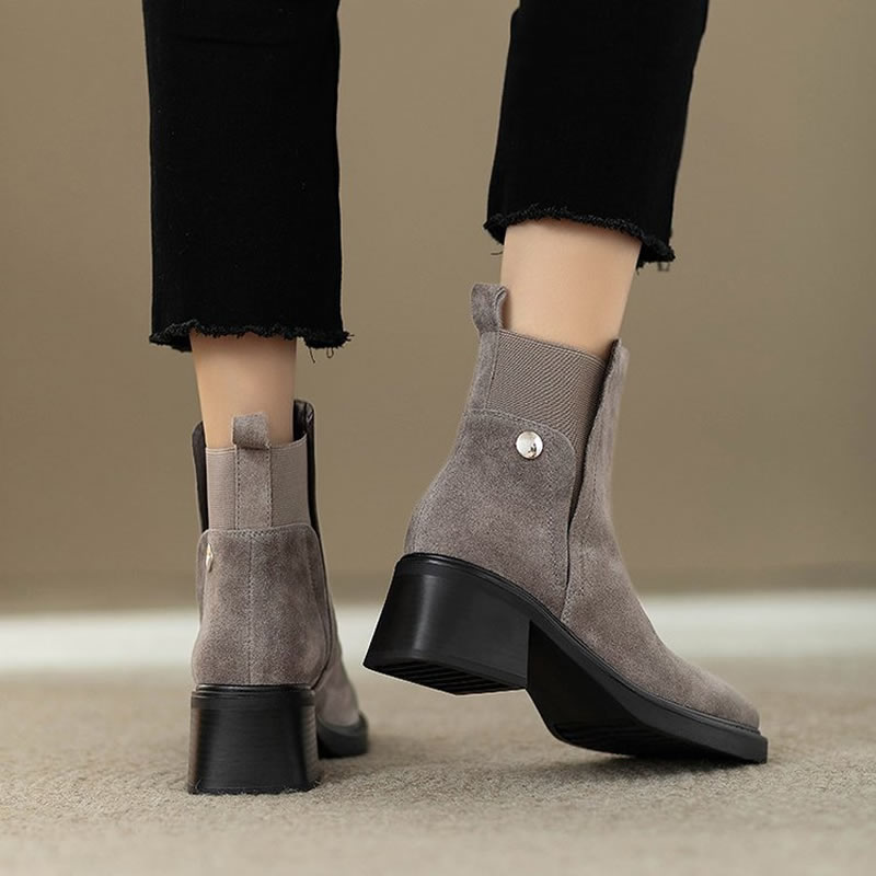 Süet Kadın Kalın Topuklu Bilek - Women'S Shoes Trending 2025 incelemesi ve fiyatı