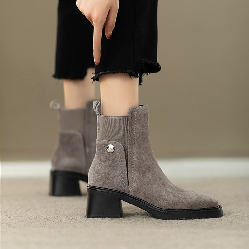 Süet Kadın Kalın Topuklu Bilek - Women'S Shoes Trending 2025 incelemesi ve fiyatı