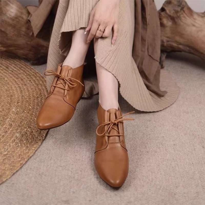 Kadın Kısa Botlar 2025 Deri Ye - Women'S Shoes Trending 2025 incelemesi ve fiyatı