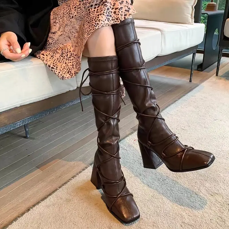 Sonbahar Kış Deri Kayışlı Diz  - Women'S Shoes Trending 2025 incelemesi ve fiyatı